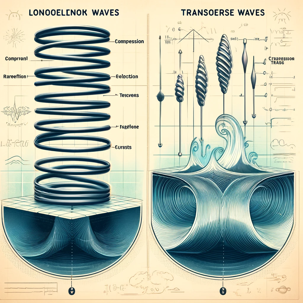 how are longitudinal and transverse waves alike how are they different